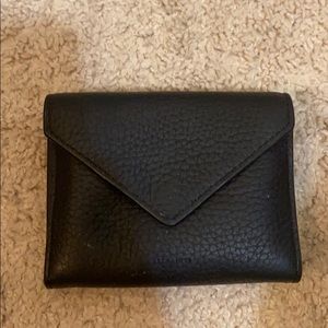 All Saints Black Card Coin Purse